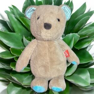 B Softies 12" Battat Happy Hues Marshmallow Cuddles Bear Heart Animal Plush